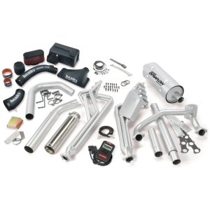 Ford Class-A Motorhome Performance Exhaust - Right Exit - Banks Power - PowerPack System with AutoMind - Chrome - `11-`15